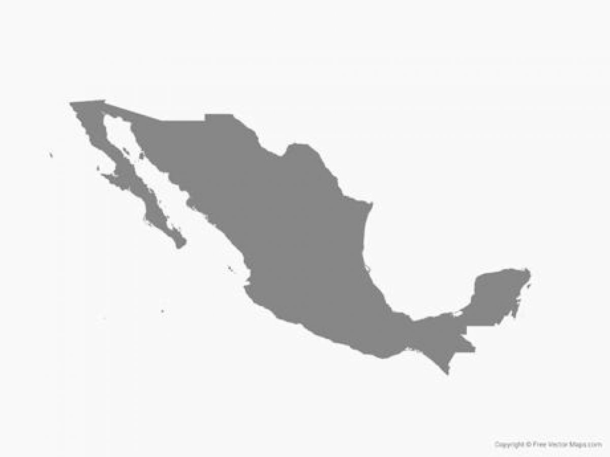 Meksyk mapa wektor