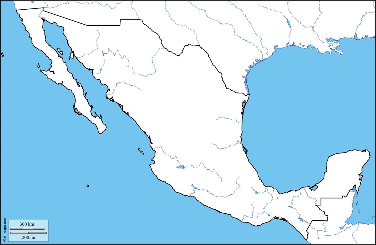mapa plan Meksyk