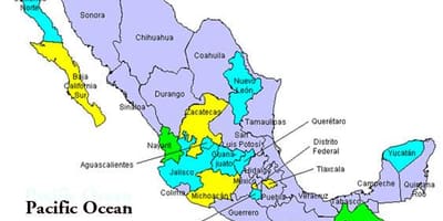 Mapa doliny Meksyku