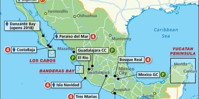 Meksyk mapa uzdrowisk